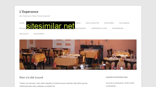 bar-restaurant-esperance.fr alternative sites