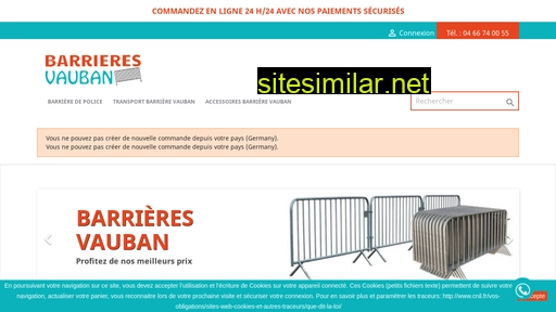 barrieres-vauban.fr alternative sites