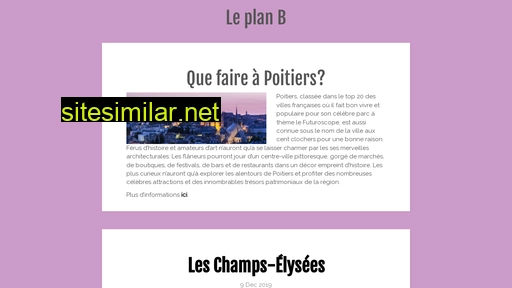 barleplanb.fr alternative sites