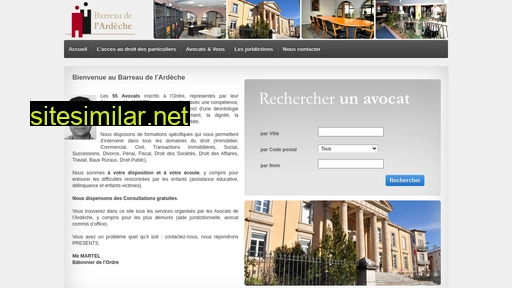 barreaudelardeche.fr alternative sites