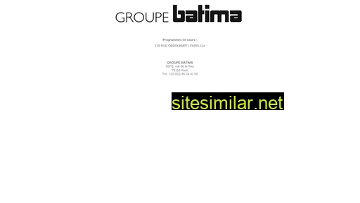 batima.fr alternative sites