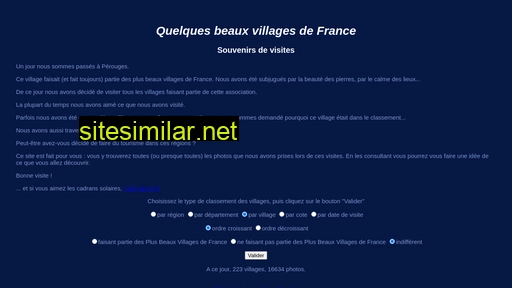 beauxvillages.fr alternative sites