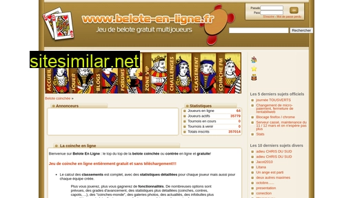 belote-en-ligne.fr alternative sites