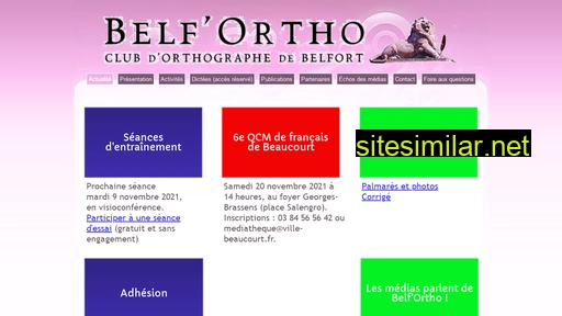 belfortho.fr alternative sites