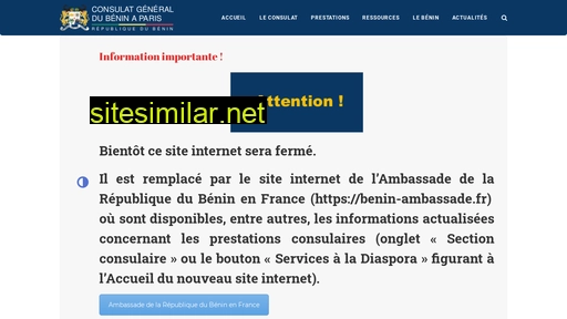 benin-consulat.fr alternative sites