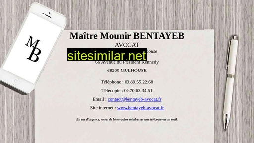 bentayeb-avocat.fr alternative sites