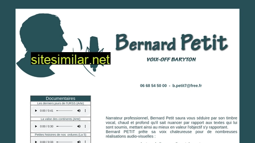 Bernardpetit-voixoff similar sites