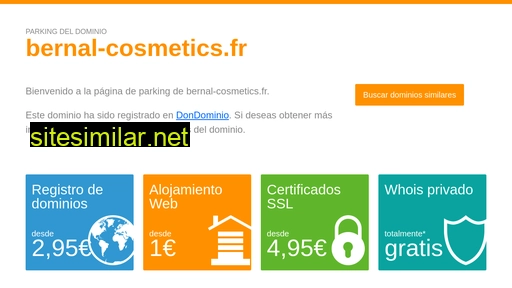 bernal-cosmetics.fr alternative sites