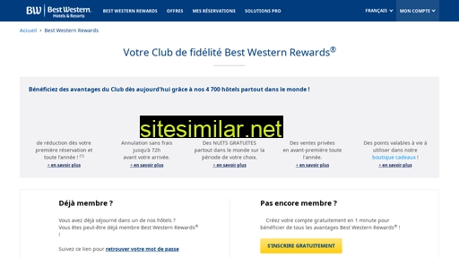 bestwestern.fr alternative sites