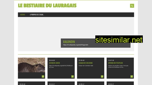 bestiaire-lauragais.fr alternative sites