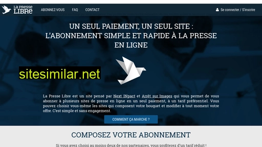 beta.lapresselibre.fr alternative sites
