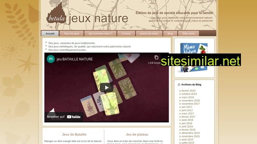 betulajeuxnature.fr alternative sites