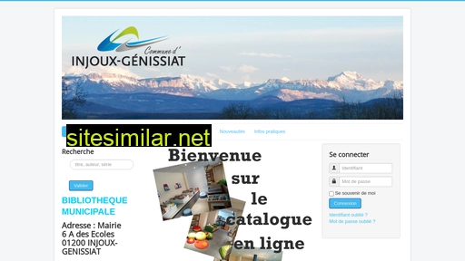 bibliotheque-injoux-genissiat.fr alternative sites