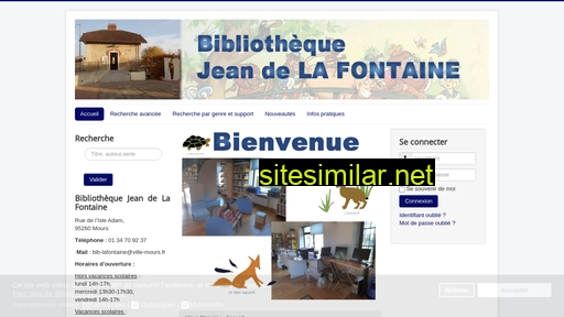bibliotheque-mours95.fr alternative sites