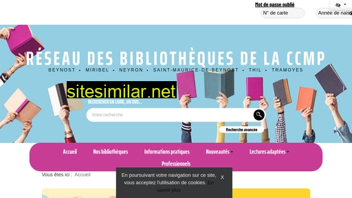Bibliotheques-ccmp similar sites