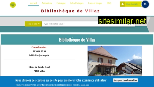 bibliotheque-villaz.fr alternative sites