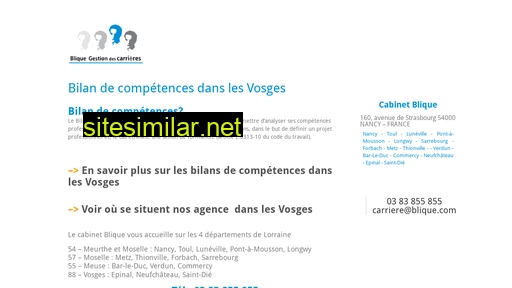 bilandecompetences-vosges.fr alternative sites