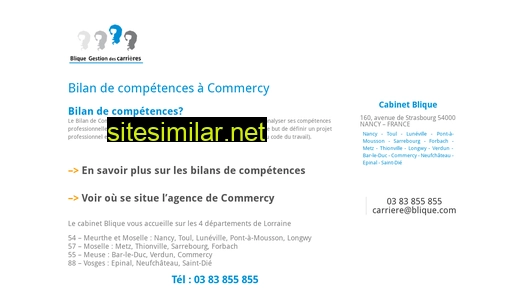 Bilandecompetences-commercy similar sites