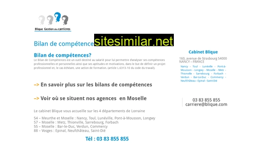 bilandecompetences-moselle.fr alternative sites