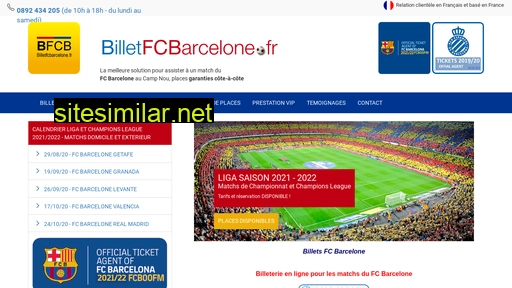 billetfcbarcelone.fr alternative sites