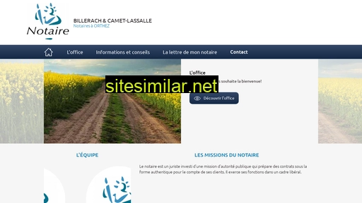 billerach-camet-lassalle-orthez.notaires.fr alternative sites