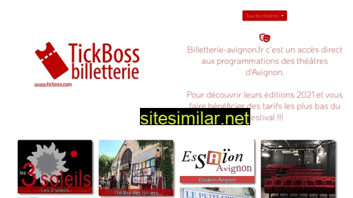 billetterie-avignon.fr alternative sites
