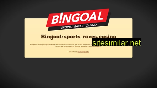 bingoal.fr alternative sites