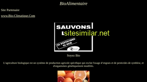bioalimentaire.fr alternative sites