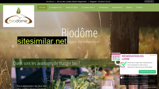 bio-dome.fr alternative sites