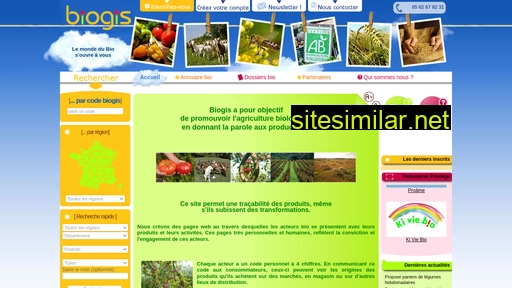 biogis.fr alternative sites
