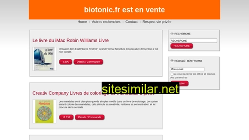 biotonic.fr alternative sites