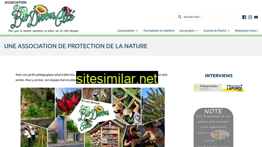 biodiverscite.fr alternative sites