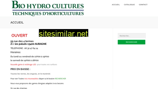 biohydrocultures.fr alternative sites