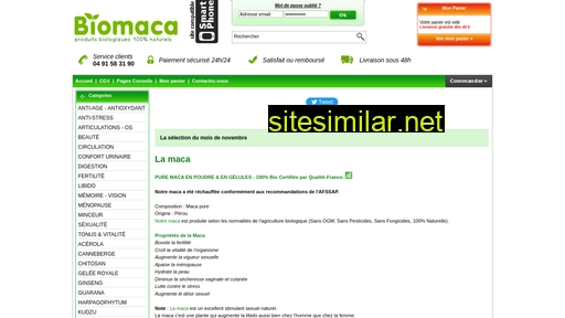 biomaca.fr alternative sites