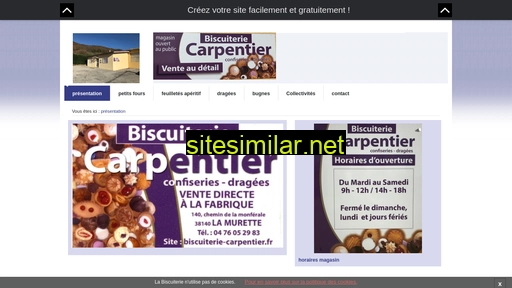 Biscuiterie-carpentier similar sites