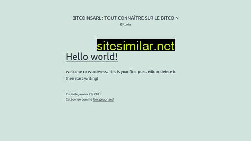 bitcoinsarl.fr alternative sites