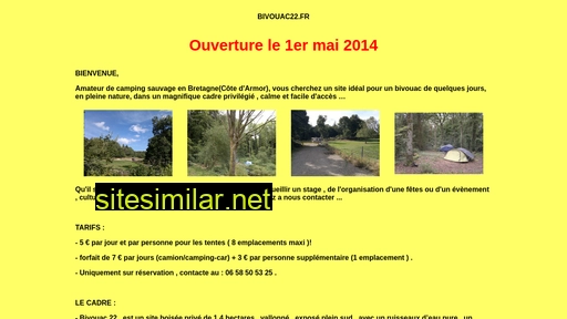 bivouac22.fr alternative sites