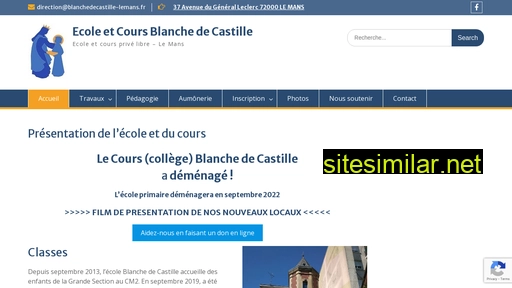 blanchedecastille-lemans.fr alternative sites