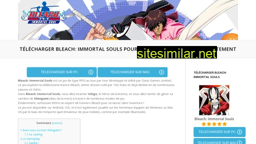 bleachimmortalsoul.fr alternative sites