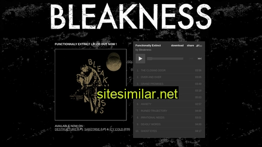 Bleakness similar sites