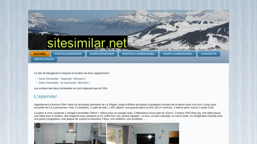 bleuglacier.fr alternative sites