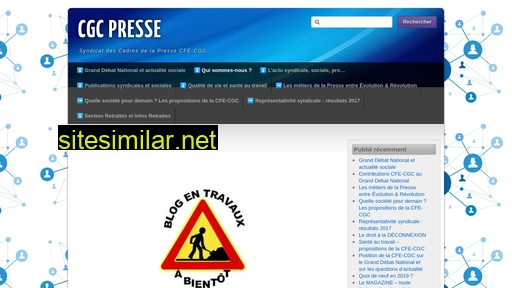 blog.cgcpresse.fr alternative sites