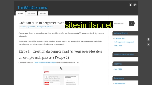blog.thewebcreation.fr alternative sites