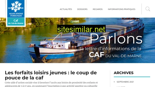 Blog-partenaires-caf94 similar sites