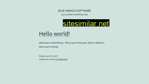 Bluemangosoftware similar sites