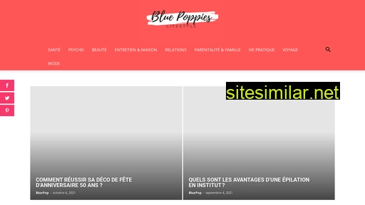 bluepoppies.fr alternative sites