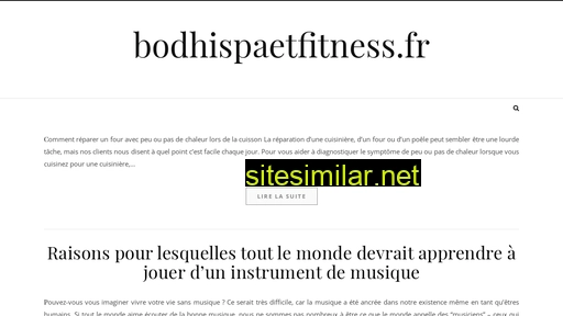 bodhispaetfitness.fr alternative sites