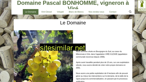 bonhomme-vire.fr alternative sites