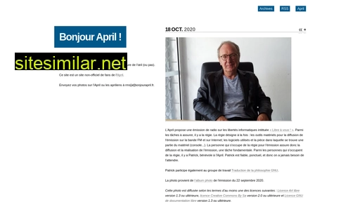 bonjourapril.fr alternative sites