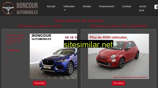 boncourautomobiles.fr alternative sites
